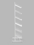 Стойка прикассовая, 65×34×180, 6 корзин, белая - Фото 4