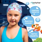 Шапочка для плавания детская ONLYTOP CAKE, тканевая, обхват 46-50 см - Фото 2