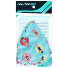 Шапочка для плавания детская ONLYTOP CAKE, тканевая, обхват 46-50 см - Фото 10