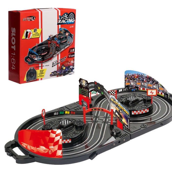 Автотрек в кейсе «Ралли», работает от сети - Фото 1