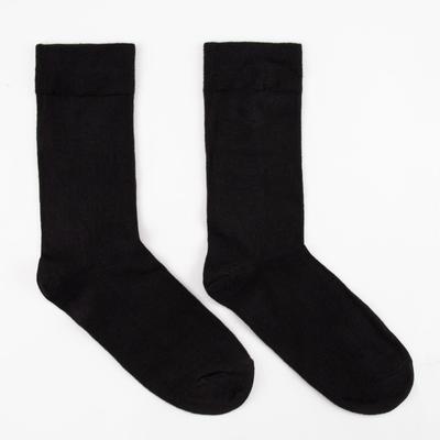 Носки мужские OPTIMA, цвет черный, размер 25-27