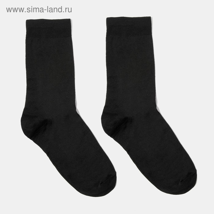Носки мужские Prima, цвет чёрный, размер 27-29 - Фото 1
