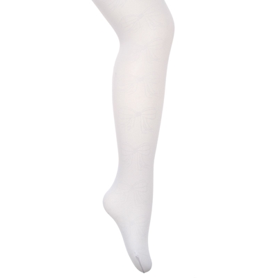 Колготки детские Fantasy, 40 ден бабочка, цвет белый, рост 140-152 см (10-12 лет)
