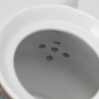 Сервиз чайный керамический на металлической подставке Доляна «Хохлома», 13 предметов: 6 чашек 210 мл, 6 блюдец d=14 см, чайник 1 л - Фото 4