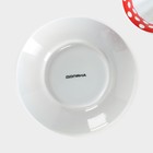 Сервиз чайный керамический Доляна «Горох», 4 предмета: 2 чашки 210 мл, 2 блюдца d=14 см, цвет красный - Фото 7