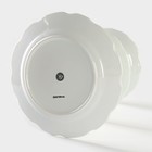 Этажёрка для фруктов и десертов Доляна «Хохлома», 3 яруса, d=15/18/23 см, h=34 см, керамика, чёрная - Фото 5