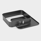 Форма для выпечки Доляна «Элин. Квадрат», 28×28 см, разъёмная, антипригарное покрытие, чёрная - Фото 4