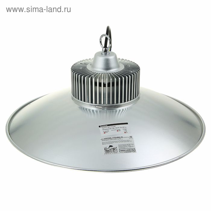 Лампа-светильник с подвесом, 450мм, 100W, LED200SMD5730, 9000Lm, 6500К, 180-260V AC - Фото 1