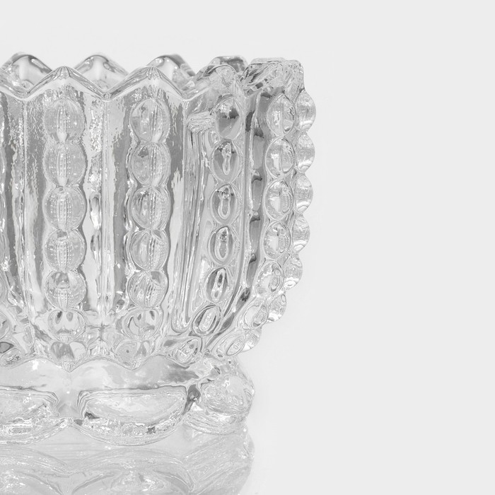 Сахарница стеклянная Доляна «Ягодки», 150 мл, 9×11 см - фото 1918683725
