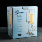 Набор бокалов для шампанского «Грация», 190 мл, 6 шт - фото 4562324