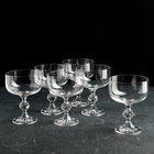 Набор бокалов для шампанского Bohemia Crystal «Клаудия», 200 мл, 6 шт - фото 298478268