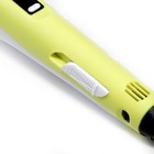 3D ручка Spider Pen PLUS, ABS, PLA и UNID Pro, желтая (трафарет + пластик) - Фото 4