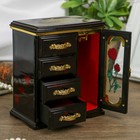 шкатулка музык шкаф 378 13*8*14,5 см - фото 803725843