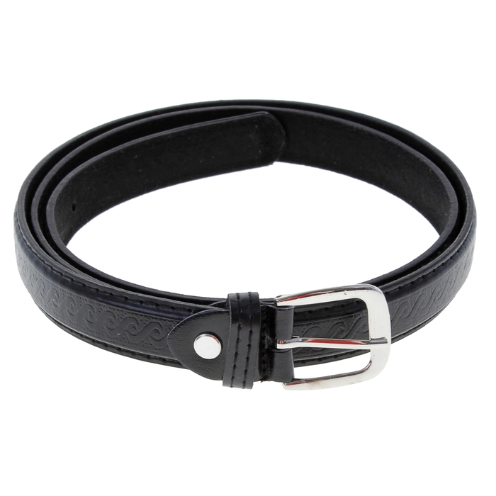 Ремень женский "Вера" матовый, черный - Фото 1