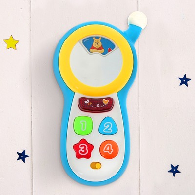 Игрушка музыкальная "Телефончик" Винни и его друзья, свет, звук