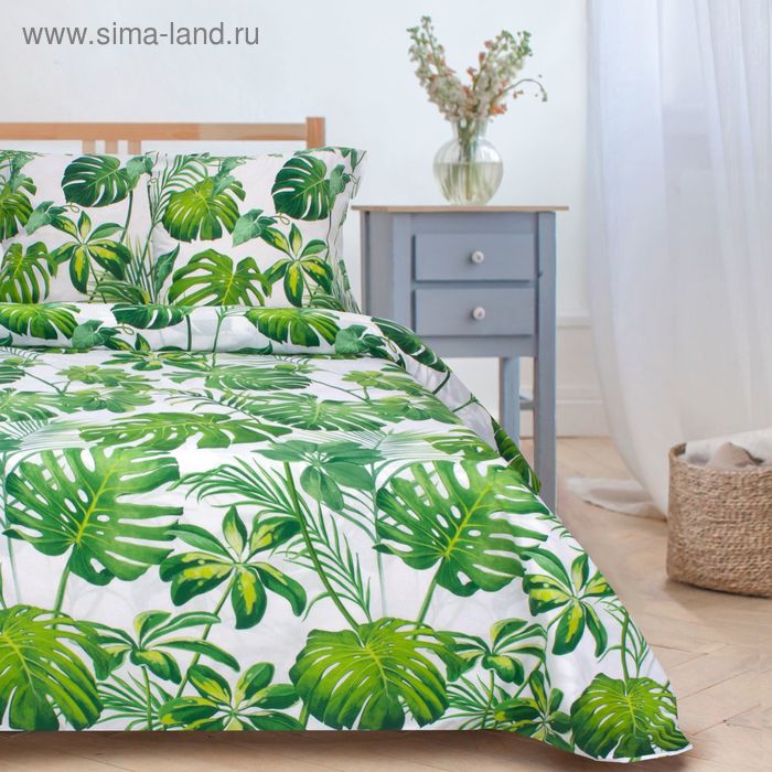 Постельное бельё дуэт «Этель. Монстера», поплин