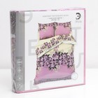 Постельное бельё "Этель" 1,5 сп., Незабудка (вид 2), размер 143х215 см, 150х214 см, 70х70 см - 2 шт., 100% хлопок, поплин, 125 г/м2 - Фото 4
