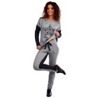 Комплект женский «Наоми» (джемпер, брюки), цвет серый меланж, размер 52 - Фото 2