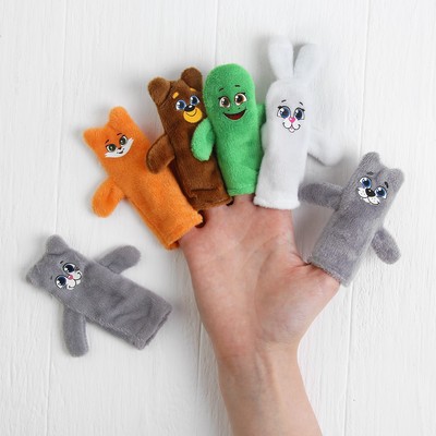 Кукольный театр Milo toys «Теремок», набор 6 шт.