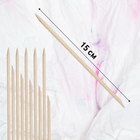 Апельсиновые палочки для маникюра, 15 см, 100 шт. - Фото 2