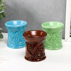 Аромалампа для эфирных масел «Весенний букет», 6.5×6.5×6.7 см, МИКС - Фото 1