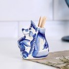 Подставка для зубочисток «Ёж», фарфор гжель - Фото 7