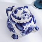 Сахарница фарфор «Кот», гжель - Фото 5