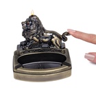 Зажигалка газовая, с пепельницей «Лев», пьезо - Фото 5