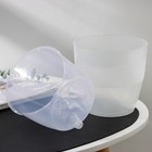 Кашпо для цветов со вставкой Plast-Avenue «Грация», 2 л, пластик, прозрачное - Фото 2