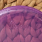 Контейнер для хранения еды Доляна, пищевой, 500 мл, пластик, сиреневый - Фото 6