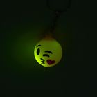 Мяч световой "Смайл" на брелоке 2,6 см, виды МИКС - Фото 2