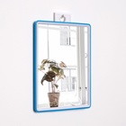 Зеркало настольное - подвесное, зеркальная поверхность 13,5 × 18,5 см, цвет МИКС - фото 9187462