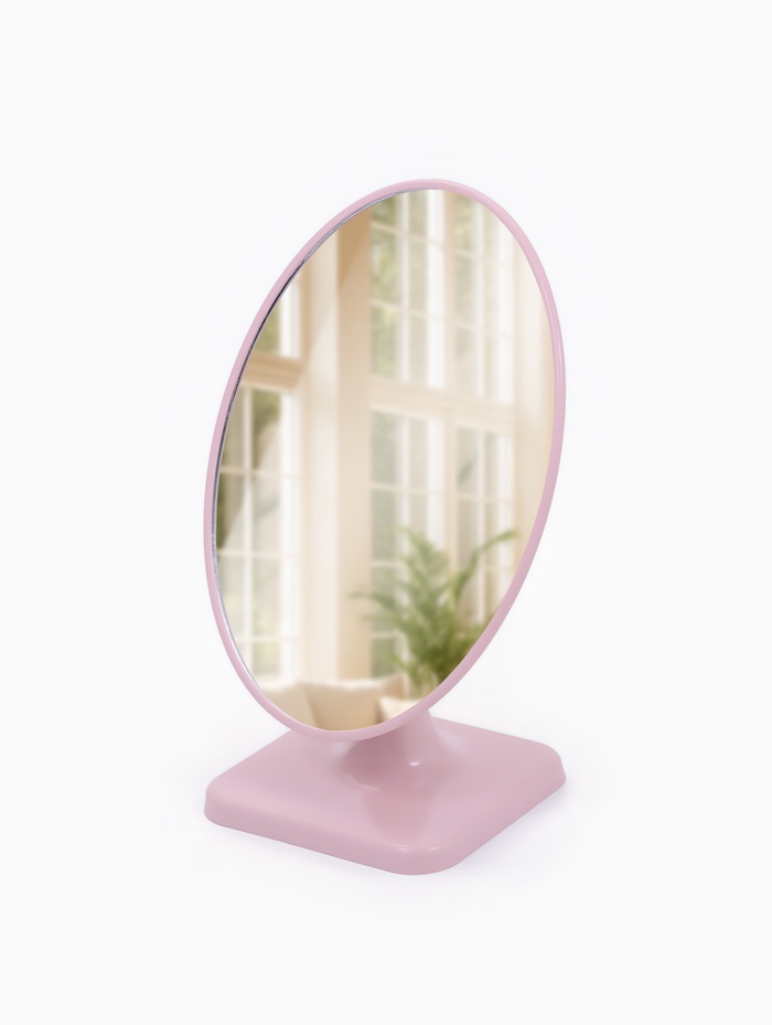Зеркало настольное, овальное, 15×23 см, (14.3×20 см), МИКС - Фото 1