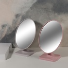 Зеркало настольное «Овал», зеркальная поверхность 14,3 × 20 см, цвет МИКС - фото 8293450