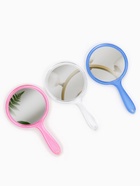 Зеркало с ручкой, двустороннее, с увеличением х2, 11.5×21 см, (d=10 см), МИКС - Фото 4