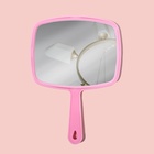 Зеркало с ручкой, 16.5×23.5 см, (12×15 см), МИКС - Фото 4