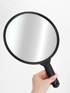 Зеркало с ручкой, 26×38 см, (d=24 см), чёрное - Фото 5