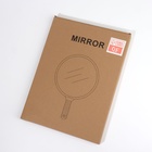 Зеркало с ручкой, 26×38 см, (d=24 см), чёрное - Фото 6