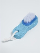 Пемза для педикюра с щёткой, с подвесом, 11 см, в коробке, МИКС - Фото 3