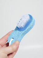 Пемза для педикюра с щёткой, с подвесом, 11 см, в коробке, МИКС - Фото 5