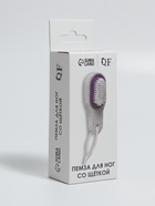 Пемза для педикюра с щёткой, с подвесом, 11 см, в коробке, МИКС - Фото 7