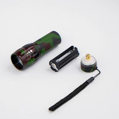 Фонарь ручной «Камуфляж», от батареек 3×ААА, 10×3.5 см