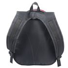 Рюкзак молодёжный на молнии, 1 отдел с увеличением, 3 наружных кармана, чёрный/бордовый - Фото 3