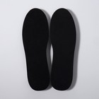 Стельки для обуви, теплоизолирующие, универсальные, 35-46 р-р, 29,5 см, пара, цвет чёрный - фото 8293472