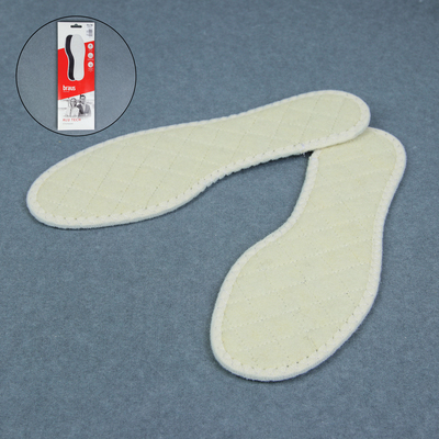 Стельки для обуви, 41-42р-р, пара, цвет бежевый