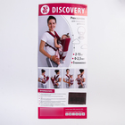 Рюкзак-кенгуру для малыша «Дискавери», 5 в 1, от 2 до 15 кг., цвет серый - Фото 11