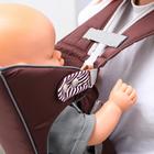 Рюкзак-кенгуру для малыша «Дискавери», 5 в 1, от 2 до 15 кг., цвет коричневый - Фото 9