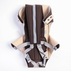 Рюкзак-кенгуру для малыша «Дискавери», 5 в 1, от 2 до 15 кг., цвет коричневый - Фото 12
