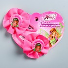 Заколки с бантом "Красотка" ВИНКС: Флора, 2 шт., 9,2 х 8,6 см - Фото 2