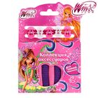 Набор для волос, феи ВИНКС: Флора, 6 резинок, 5 крабов, 10 х 14,5 см - Фото 1